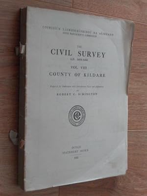 Image du vendeur pour The Civil Survey A. D. 1654-1656 Vol. VIII County of Kildare mis en vente par Dublin Bookbrowsers