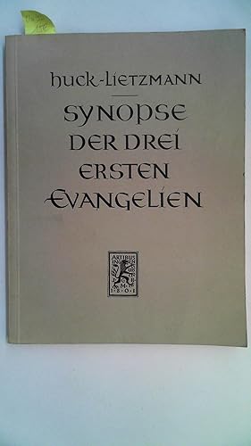 Bild des Verkufers fr Synopse der drei ersten Evangelien. zum Verkauf von Antiquariat Maiwald