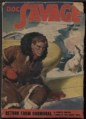 DOC SAVAGE 1938 #12 Devil Genghis = POSTER Not Paperback 2 SIZES 18" or 19" 