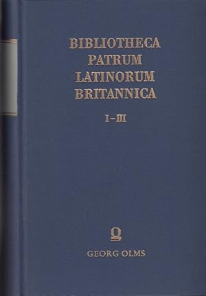 Bild des Verkufers fr Bibliotheca Patrum Latinorum Britannica. zum Verkauf von Antiquariat Bcheretage