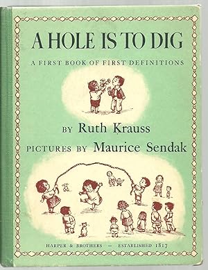 Seller image for A Hole Is To Dig, A First Book of First Definitions for sale by Sabra Books