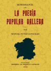 Imagen del vendedor de Monografía sobre la poesía popular gallega a la venta por AG Library