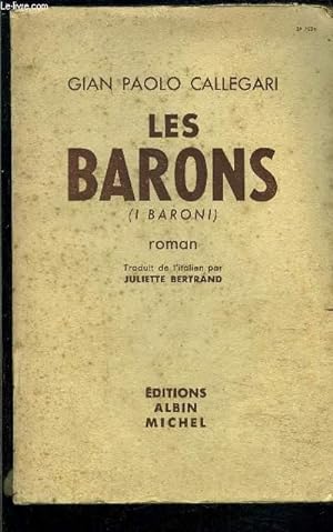Bild des Verkufers fr LES BARONS zum Verkauf von Le-Livre