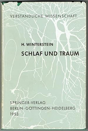 Bild des Verkufers fr Schlaf und Traum. (= Verstndliche Wissenschaft, Bd. 18). zum Verkauf von Antiquariat Dietmar Brezina