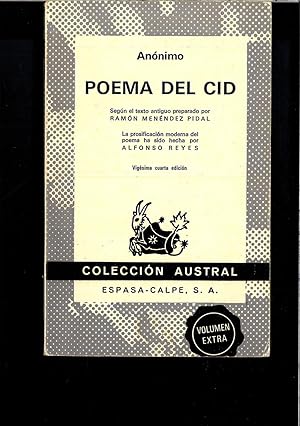 Seller image for POEMA DEL CID for sale by Papel y Letras