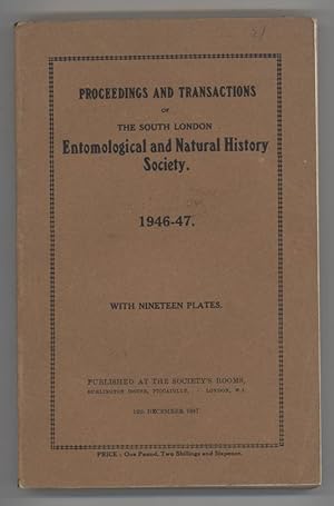 Proceedings and Transactions of The South London Entomological and Natural History Society. 1946-47