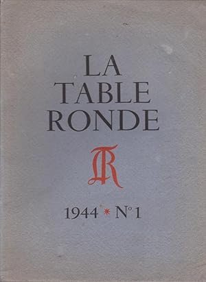 Bild des Verkufers fr La Table Ronde - 1944 - N1 zum Verkauf von Librairie du Bacchanal