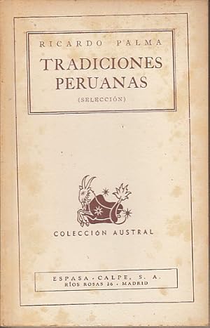 Imagen del vendedor de TRADICIONES PERUANAS (Seleccin) a la venta por Librera Vobiscum