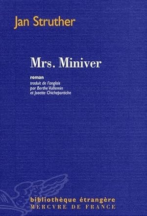 Seller image for Mrs Miniver for sale by Chapitre.com : livres et presse ancienne