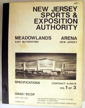 Imagen del vendedor de Specifications, Volume I of 3 for Contract No. A-100-B General Construction of Meadowlands Arena, December 1, 1978 a la venta por Dennis Holzman Antiques