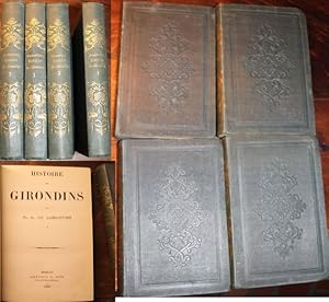 Seller image for M. A. de Lamartine, Histoire Des Girondins for sale by Antiquariat im OPUS, Silvia Morch-Israel