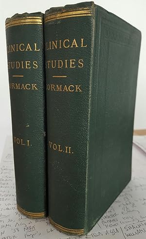 Seller image for Natural History, Pathology, and Treatment of the Epidemic Fever, at Present Prevailing in Edinburgh and Other Towns: Illustrated by Cases and Dissections [1843]. In: Clinical Studies. Illustrated by Cases Observed in Hospital & Private Practice. 2 Vols. for sale by Ted Kottler, Bookseller