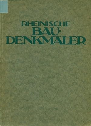 Bild des Verkufers fr Rheinische Baudenkmler. zum Verkauf von Online-Buchversand  Die Eule