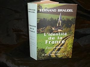 Image du vendeur pour L'Identit De La France. Espace Et Histoire. Les Hommes Et Les Choses, Tomes 1 Et 2 mis en vente par librairie ESKAL