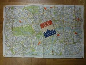 Geographers' Six Inch Map of Central London [with Postal Districts and Complete Index to Streets],