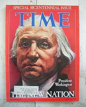 Bild des Verkufers fr TIME. [magazine] President Washington The New Nation. Special Bicentennial Issue. zum Verkauf von Monkey House Books