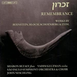 Seller image for Remembrance. Sharon Bezaly - Flute Vadim Gluzman - Violin Sao Paulo Symphony Orchestra and Choir John Neschling - conductor for sale by FIRENZELIBRI SRL