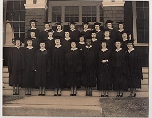 Photograph of Graduating Class showing One African American, Twenty-Two Caucasian Women