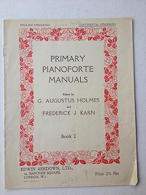 Bild des Verkufers fr Primary Pianoforte Manuals Book 2 zum Verkauf von Book Souk