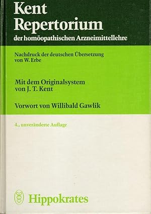 Bild des Verkufers fr Reperotium der homopathischen Arzneimittellehre zum Verkauf von Bchergalerie Westend