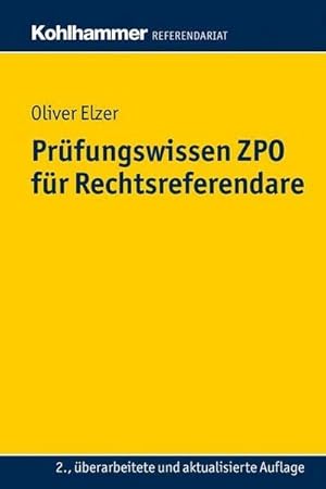 Seller image for Prfungswissen ZPO fr Rechtsreferendare for sale by Rheinberg-Buch Andreas Meier eK