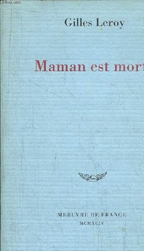 Image du vendeur pour MAMAN EST MORTE mis en vente par Le-Livre