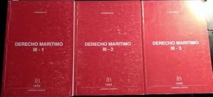 Imagen del vendedor de DERECHO MARITIMO III. VOL. 1, 2 Y 3. a la venta por Libreria Lopez de Araujo