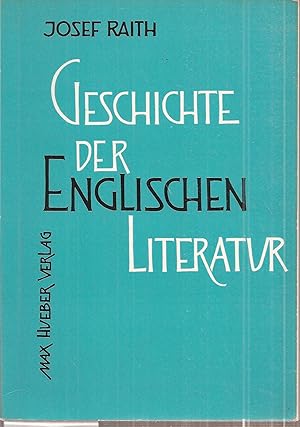 Seller image for Geschichte der englischen Literatur for sale by Clivia Mueller