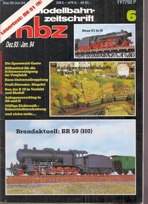 mbz modellbahnzeitschrift Jahr 1993/94,Heft Dezember / Januar (1 Heft)