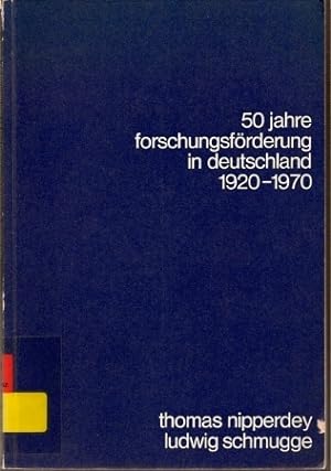 Bild des Verkufers fr 50 Jahre Forschungsfrderung der Deutschen Forschungsgemeinschaft zum Verkauf von Clivia Mueller