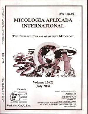 Imagen del vendedor de Micologia Aplicada International Volume 16 (1 and 2) 2004 a la venta por Clivia Mueller