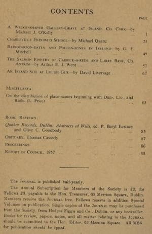 The Journal of the Royal Society of Antiquaries of Ireland 1958