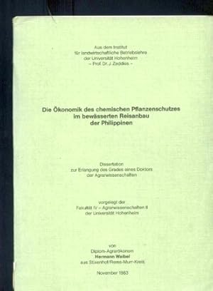 Seller image for Die konomik des chemischen Pflanzenschutzes im bewsserten for sale by Clivia Mueller