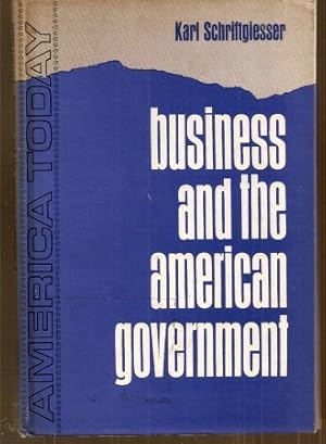 Seller image for Business and the american government for sale by Clivia Mueller