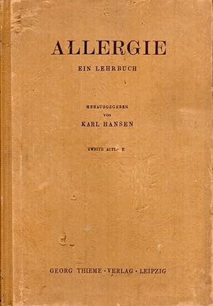 Imagen del vendedor de Allergie.Ein Lehrbuch a la venta por Clivia Mueller