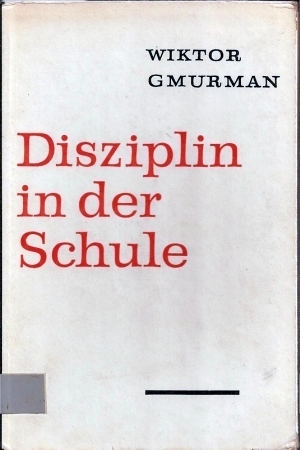 Seller image for Disziplin in der Schule for sale by Clivia Mueller