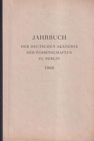 Seller image for Jahrbuch 1966 for sale by Clivia Mueller