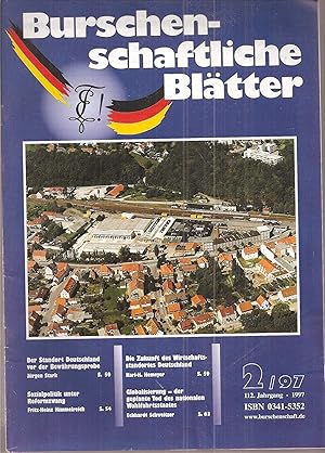 Bild des Verkufers fr Burschenschaftliche Bltter 112.Jahrgang 1997 Heft 2 zum Verkauf von Clivia Mueller