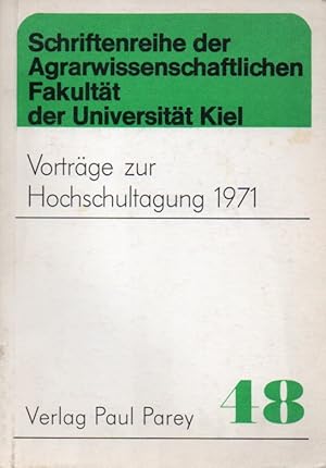 Vorträge zur Hochschultagung 1971