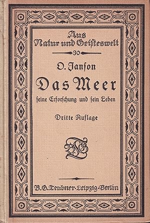 Image du vendeur pour Das Meer.Seine Erforschung und sein Leben(Aus Natur und mis en vente par Clivia Mueller