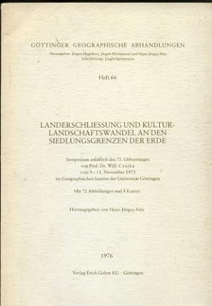 Seller image for Landerschliessung und Kulturlandschaftswandel an den for sale by Clivia Mueller
