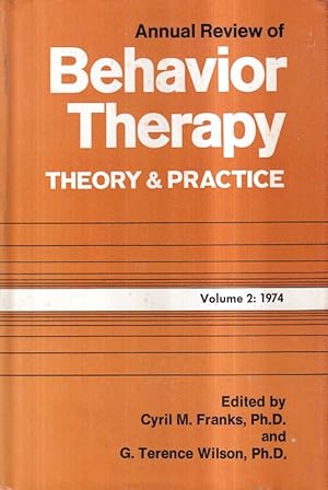 Image du vendeur pour Annual Review of Behavoir Therapy Theory&Practice.Vol.2.1974 mis en vente par Clivia Mueller