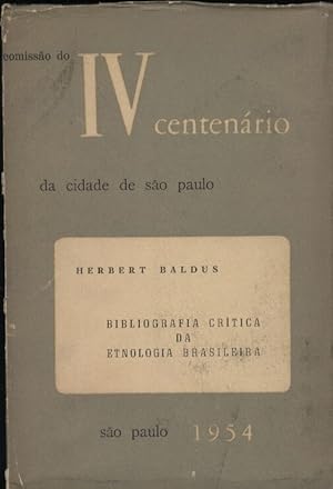 Bibliografia Critica de Etnologia Brasileira