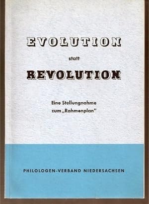 Seller image for Evolution statt Revolution for sale by Clivia Mueller
