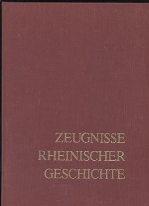 Seller image for Zeugnisse Rheinischer Geschichte Jahrbuch 1982/83 for sale by Clivia Mueller