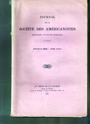 Journal de la Societe des Americanistes (Reconnue D'Utilite Publique)