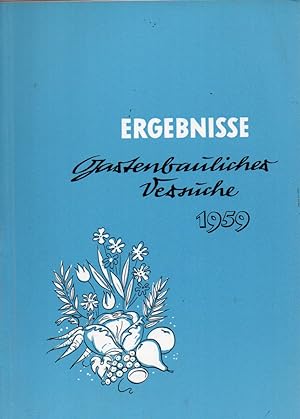 Seller image for Ergebnisse gartenbaulicher Versuche 1959 for sale by Clivia Mueller