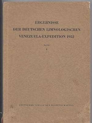 Image du vendeur pour Ergebnisse der deutschen Limnologischen Venezuela-Expedition 1952 mis en vente par Clivia Mueller