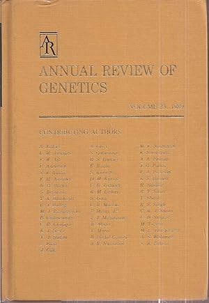 Annual Review of Genetics Volume 23