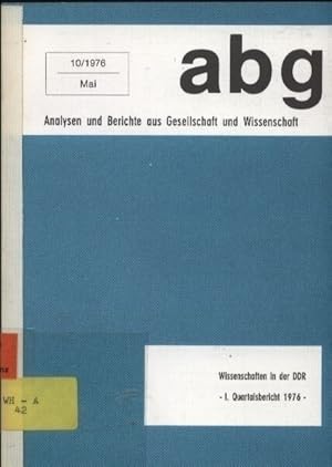 Seller image for Wissenschaften in der DDR for sale by Clivia Mueller